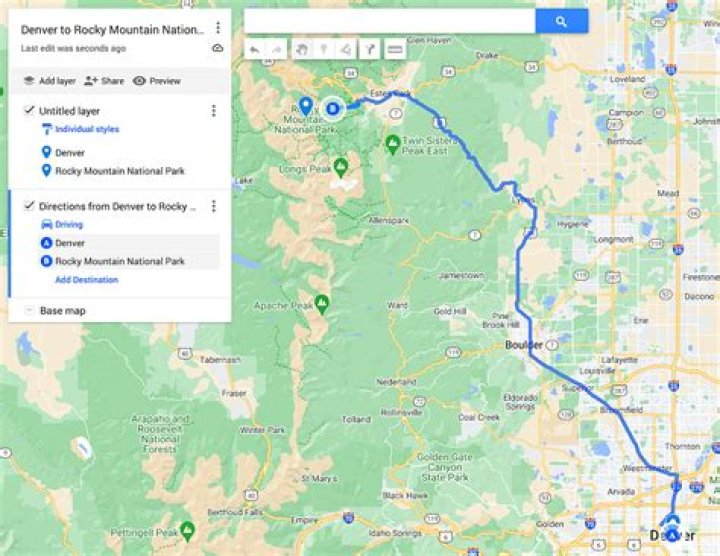 How far is Denver from Sioux Falls?