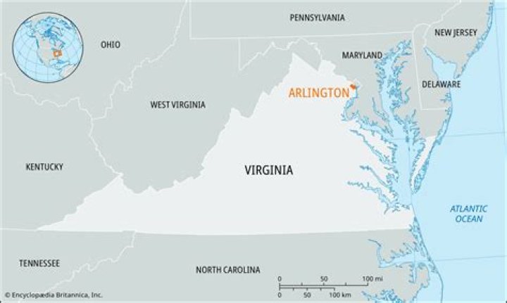 How far is it from Arlington VA to Washington DC?