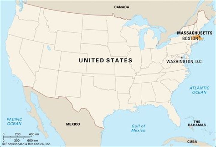 How far is Massachusetts from Houston?