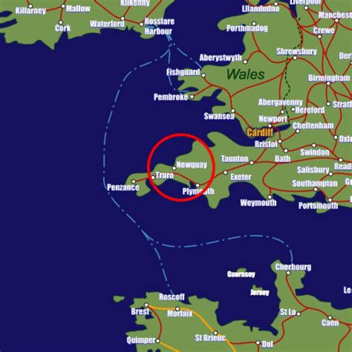 How far is Newquay Airport from Truro?