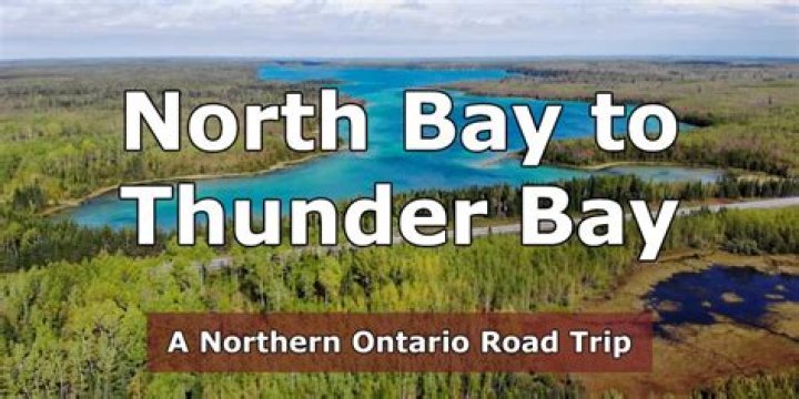 How far is North Bay from Thunder Bay?