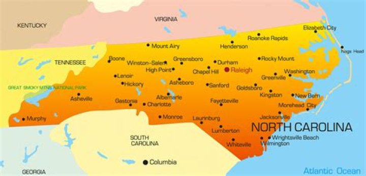 How far is North Carolina from Pittsburgh?