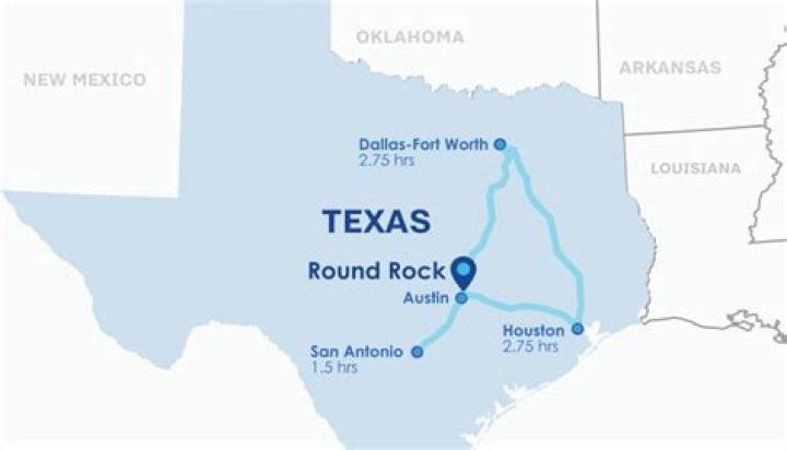How far is Round Rock from Cedar Park?