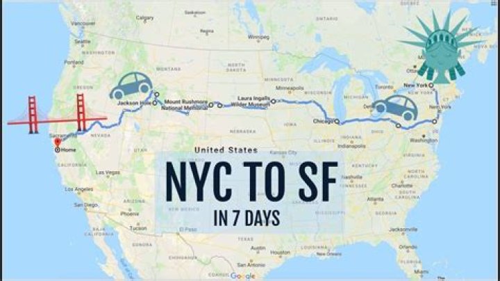 How far is San Francisco to New York?