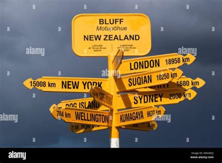 How far is the southern tip of New Zealand from Antarctica?