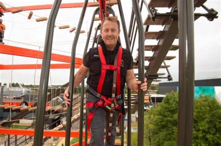 How high is Bear Grylls high ropes?
