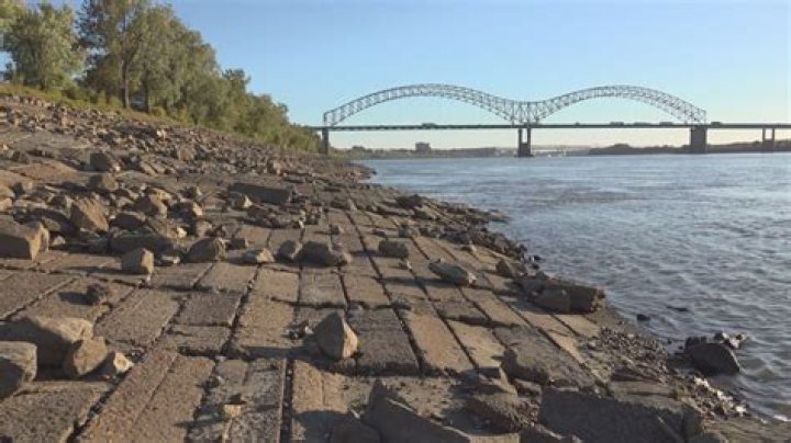 How high is the Mississippi River at Memphis?
