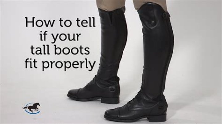 How high should Tall boots be?