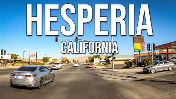 How hot was it today in Hesperia?