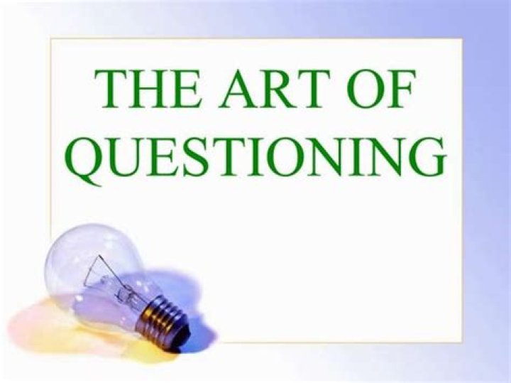 How important is the art of questioning?