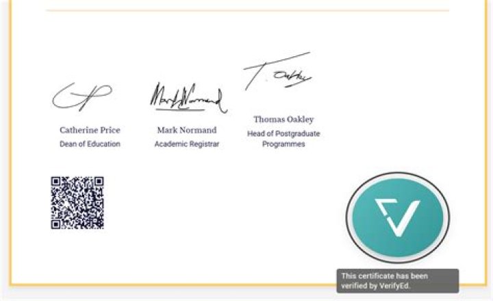 How is a certificate verified?