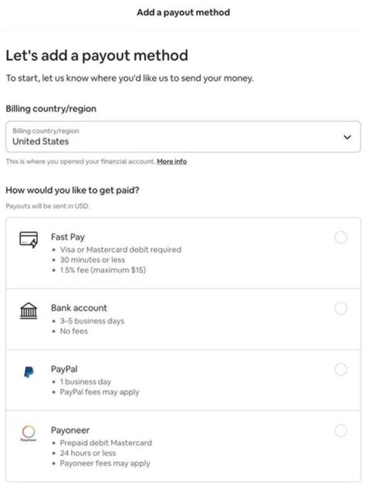 How is Airbnb payout calculated?