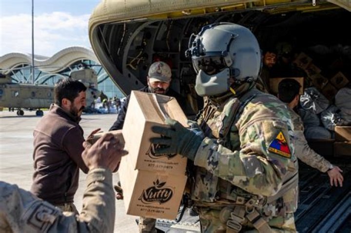 How is humanitarian aid delivered?