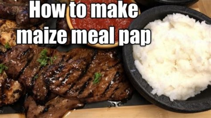 How is maize meal made?