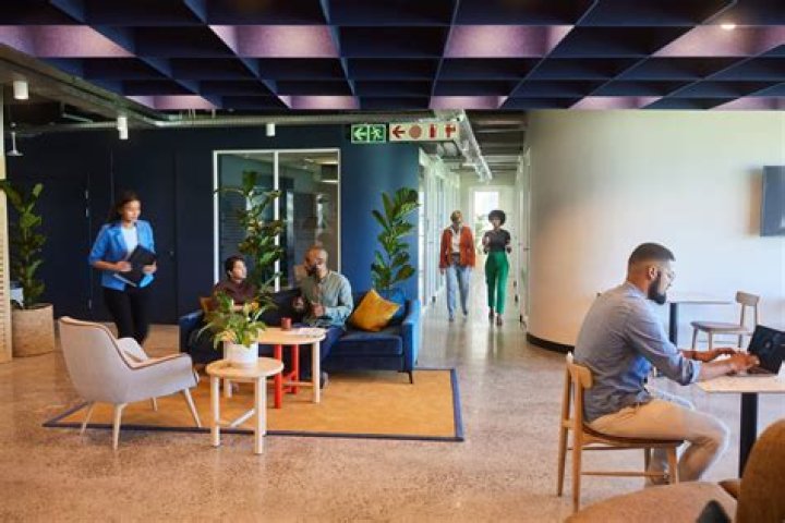 How is office space utilization calculated?