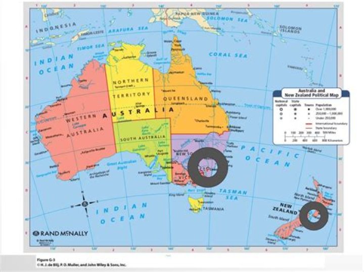 How is the Austral realm isolated from the rest of the world?