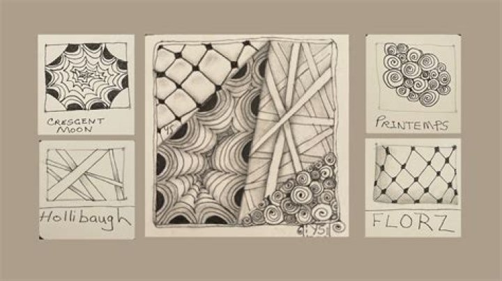 How is Zentangle similar to doodling?