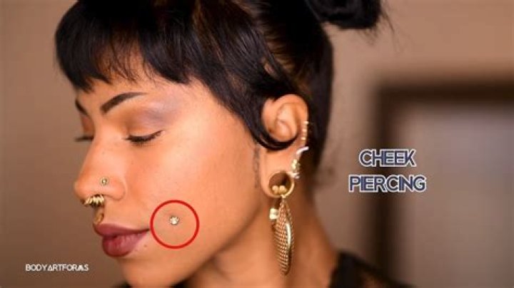 How long do you have to wear cheek piercings to get dimples?