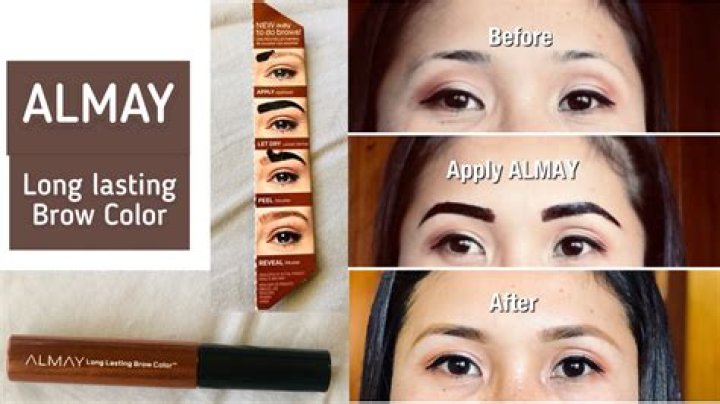 How long do you leave Almay long lasting brow color on?