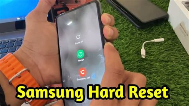 How long does a Samsung hard reset take?