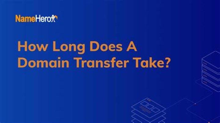 How long does domain transfer take namecheap?