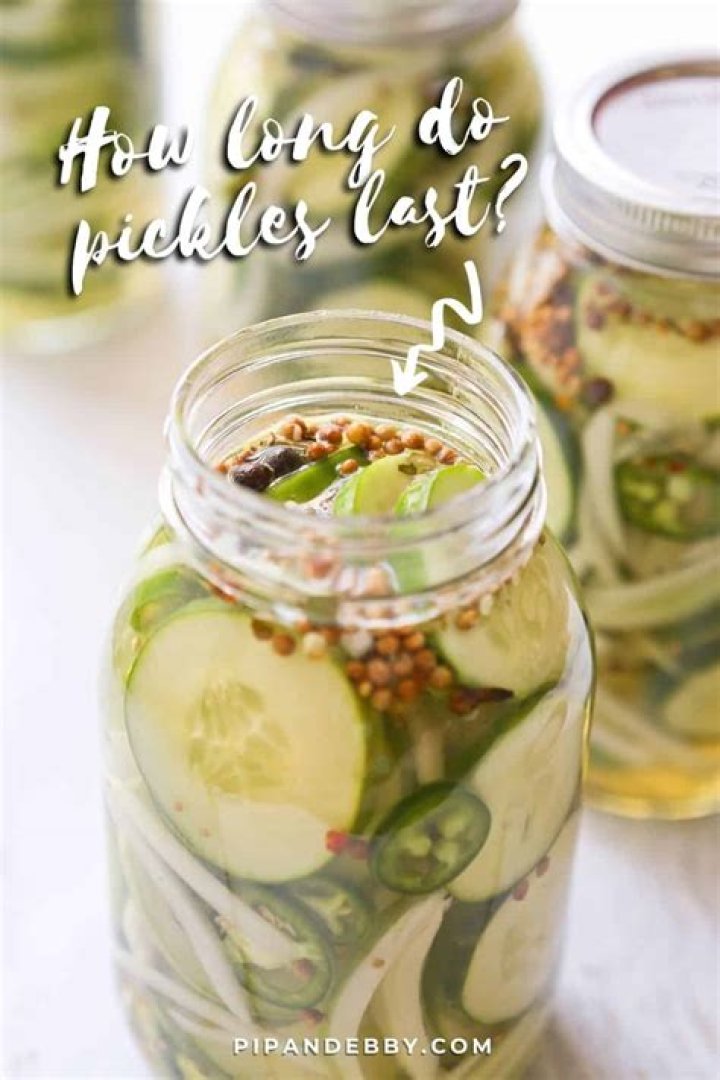 How long does homemade pickle last?