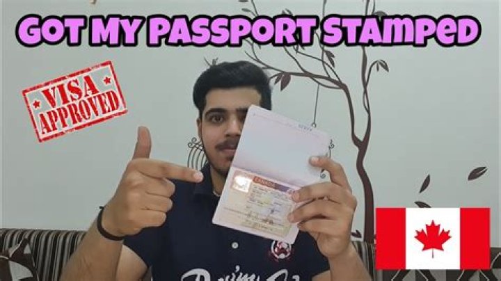 How long does it take to get visa stamped in Canada?