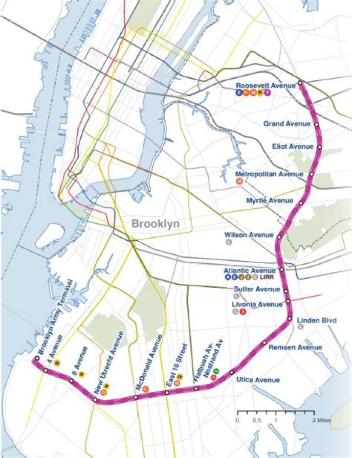 How long does it take to go from Brooklyn to Queens?