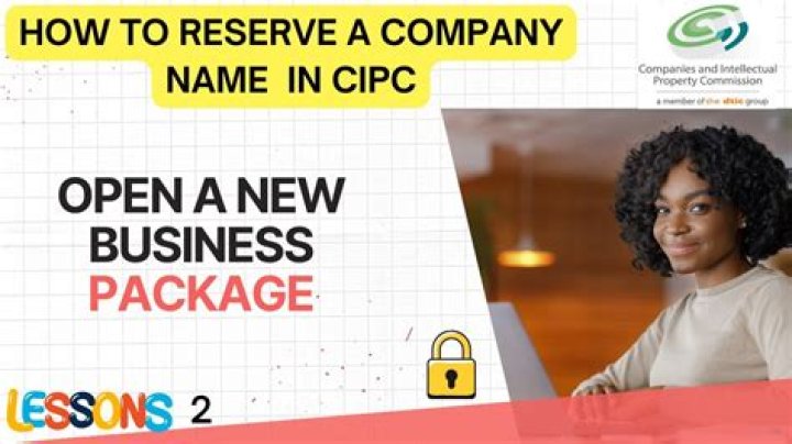 How long does it take to reserve a name with CIPC?