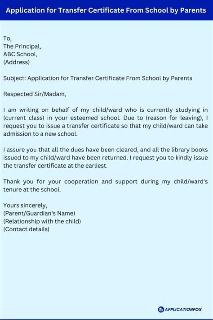 How long does it take to transfer a child to another school?