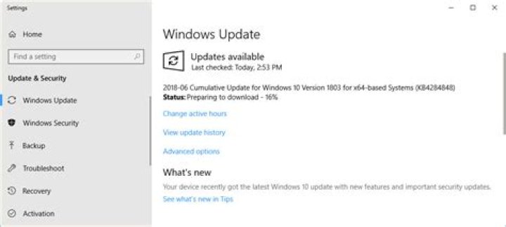 How long does it take to update Windows 10 1803?