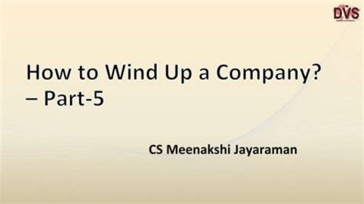 How long does it take to wind up a company in India?