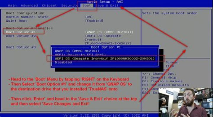 How long does QNAP take to boot?