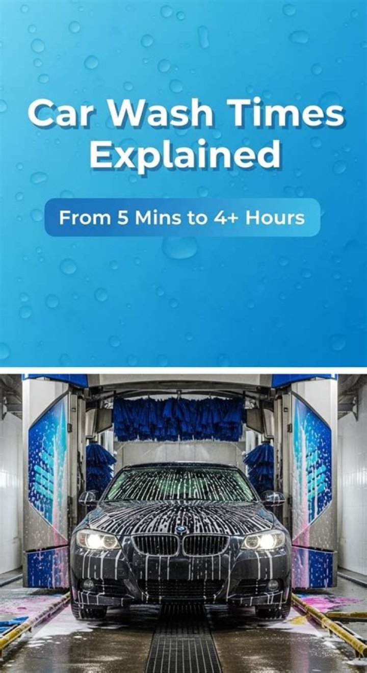 How long does the average automatic car wash take?