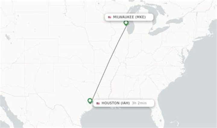 How long is a flight from Houston to Wisconsin?