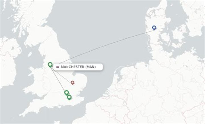 How long is a flight from Manchester to Scotland?
