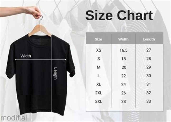 How long is a men's large t-shirt?