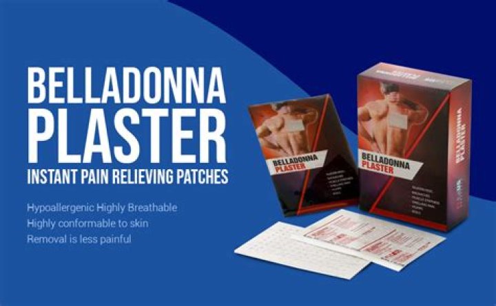 How long is Belladonna plaster effective?