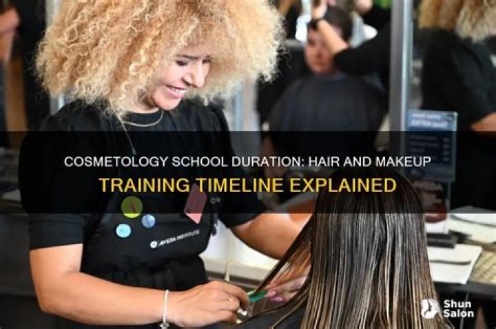 How long is cosmetology school for makeup?