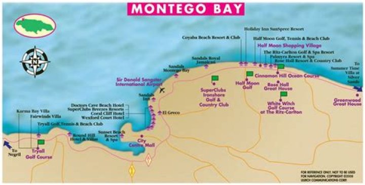 How long is the drive from Montego Bay to Falmouth?