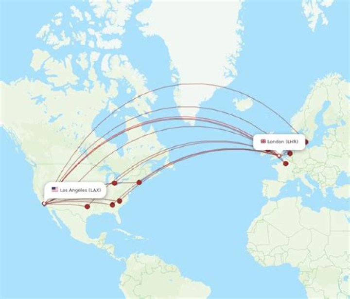 How long is the flight from LAX to Romania?