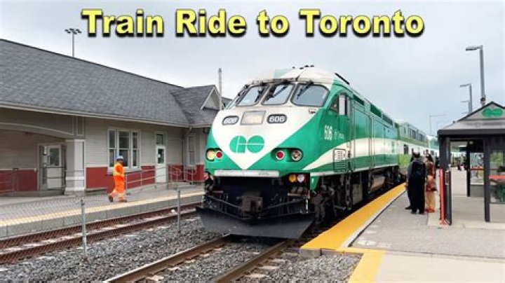 How long is the train ride from Barrie to Toronto?
