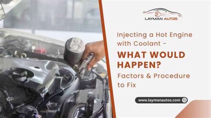 How long should you wait before adding coolant?