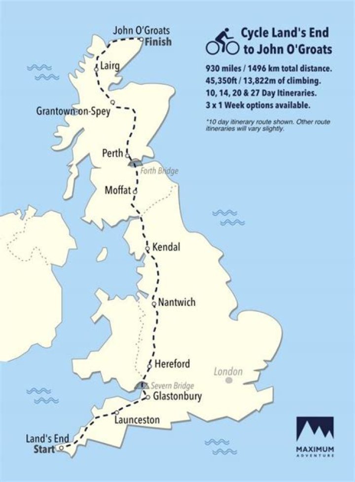 How long to walk from John O Groats to Lands End?