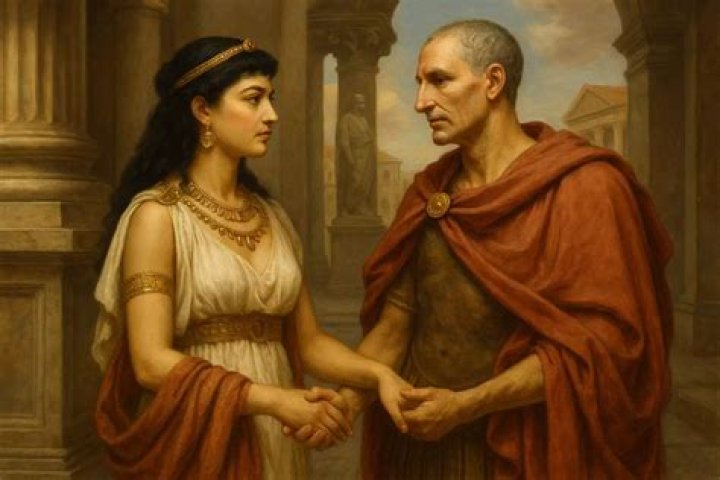 How long was Cleopatra married to Julius Caesar?