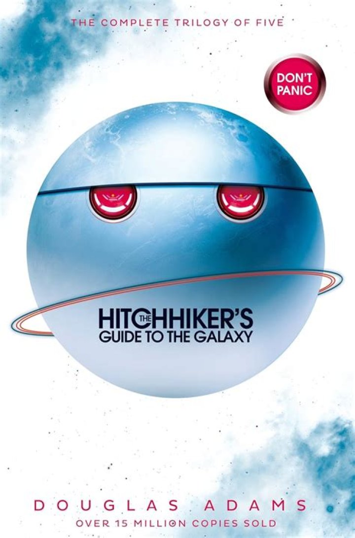 How many books are in the Hitchhiker's Guide to the Galaxy trilogy?