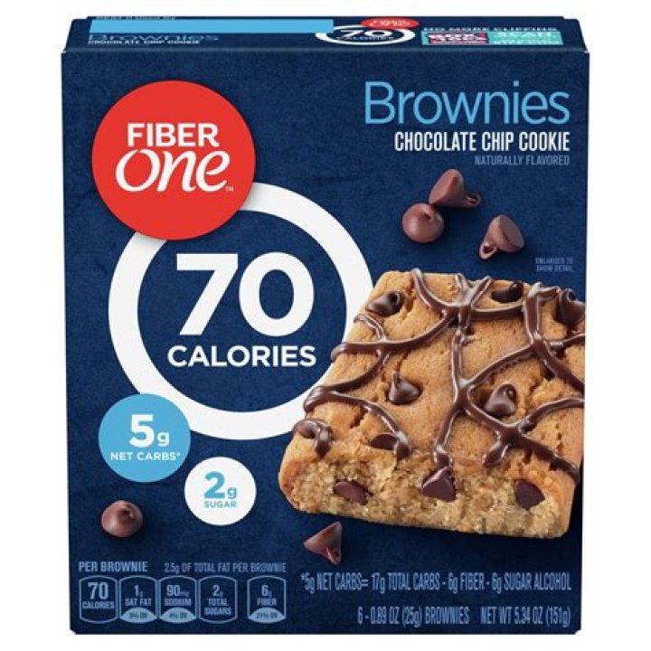 How many calories is a Fiber One brownie?