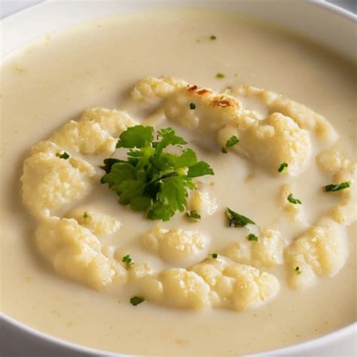 How many carbs are in Cream of cauliflower soup?