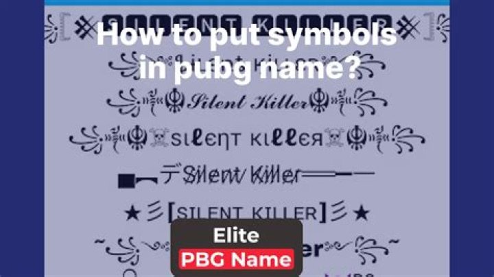 How many characters are allowed in PUBG name?