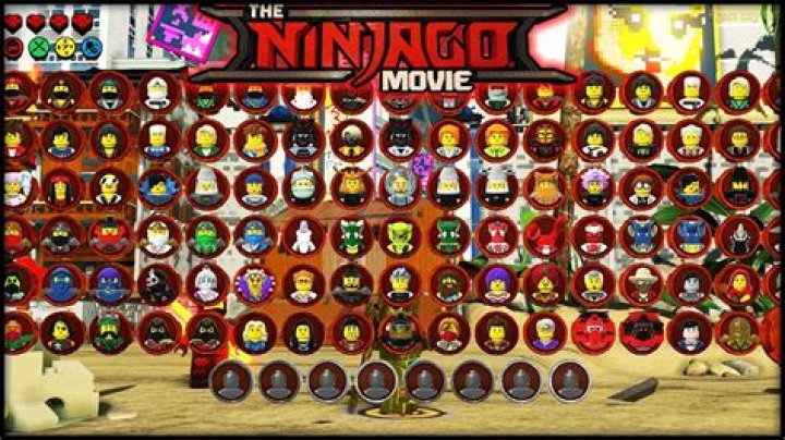 How many characters are in Lego Ninjago the movie videogame?